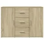 Sonoma Eiche Holzwerkstoff Anrichte 90,5x29,5x65 cm von , Sideboards - Ref: Foro24-849876, Preis: 92,32 €, Rabatt: %