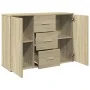 Sonoma Eiche Holzwerkstoff Anrichte 90,5x29,5x65 cm von , Sideboards - Ref: Foro24-849876, Preis: 92,32 €, Rabatt: %