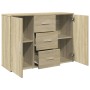 Sonoma oak engineered wood sideboard 90,5x29,5x65 cm by , Sideboards - Ref: Foro24-849876, Price: 92,73 €, Discount: %