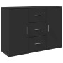 Black engineered wood sideboard 90,5x29,5x65 cm by , Sideboards - Ref: Foro24-849874, Price: 86,03 €, Discount: %