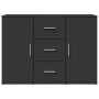 Black engineered wood sideboard 90,5x29,5x65 cm by , Sideboards - Ref: Foro24-849874, Price: 86,03 €, Discount: %