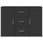 Black engineered wood sideboard 90,5x29,5x65 cm by , Sideboards - Ref: Foro24-849874, Price: 81,90 €, Discount: %