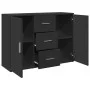 Black engineered wood sideboard 90,5x29,5x65 cm by , Sideboards - Ref: Foro24-849874, Price: 81,90 €, Discount: %