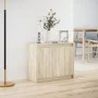 Sideboard with LED oak engineered wood oak Sonoma 72x34x61 cm by , Sideboards - Ref: Foro24-852175, Price: 64,06 €, Discount: %