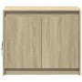 Sideboard mit LED Holzwerkstoff Eiche Sonoma 72x34x61 cm von , Sideboards - Ref: Foro24-852175, Preis: 64,89 €, Rabatt: %