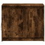 Sideboard mit LED-Räuchereiche Holzwerkstoff 72x34x61 cm von , Sideboards - Ref: Foro24-852177, Preis: 68,72 €, Rabatt: %