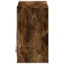 Sideboard with LED smoked oak engineered wood 72x34x61 cm by , Sideboards - Ref: Foro24-852177, Price: 67,80 €, Discount: %