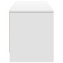TV cabinet with LED engineered wood white 165x34x40 cm by , TV Furniture - Ref: Foro24-852250, Price: 98,26 €, Discount: %