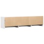 TV-Ständer mit LED Holzwerkstoff weiß 165x34x40 cm von , TV-Möbel - Ref: Foro24-852250, Preis: 98,26 €, Rabatt: %