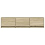 Sonoma oak engineered wood LED TV cabinet 165x34x40 cm by , TV Furniture - Ref: Foro24-852252, Price: 85,79 €, Discount: %
