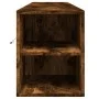 Eiche geräuchert wandmontierter TV-Ständer mit LED-Licht 180x31x39,5 cm von , TV-Möbel - Ref: Foro24-3307958, Preis: 131,41 €...