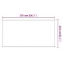 Hellgrüne Vertikalmarkise 140x270 cm Oxford-Stoff von vidaXL, Sonnenschirme - Ref: Foro24-148311, Preis: 18,20 €, Rabatt: %