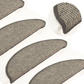 Alfombrilla autoadhesiva escalera 15 uds beige y gris 56x17x3cm by , Stair mats - Ref: Foro24-326894, Price: 95,48 €, Discoun...