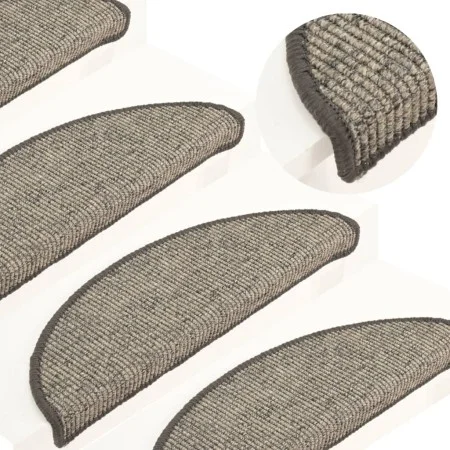 Selbstklebende Treppenmatte, 15 Stück, beige und grau, 56x17x3cm. von , Treppenmatten - Ref: Foro24-326894, Preis: 93,55 €, R...