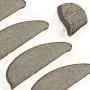 Selbstklebende Treppenmatte, 15 Stück, beige und grau, 56x17x3cm. von , Treppenmatten - Ref: Foro24-326894, Preis: 93,55 €, R...