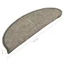Selbstklebende Treppenmatte, 15 Stück, beige und grau, 56x17x3cm. von , Treppenmatten - Ref: Foro24-326894, Preis: 93,55 €, R...