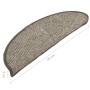 Selbstklebende Treppenmatte, 15 Stück, beige und grau, 56x17x3cm. von , Treppenmatten - Ref: Foro24-326894, Preis: 95,48 €, R...