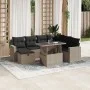 Set de sofás de jardín 8 pzas y cojines ratán sintético gris by , Garden sets - Ref: Foro24-3274842, Price: 590,82 €, Discoun...