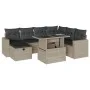 Set de sofás de jardín 8 pzas y cojines ratán sintético gris by , Garden sets - Ref: Foro24-3274842, Price: 590,82 €, Discoun...