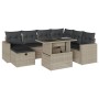 Set de sofás de jardín 8 pzas y cojines ratán sintético gris by , Garden sets - Ref: Foro24-3274842, Price: 589,96 €, Discoun...