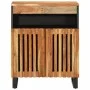 Massiver Akazienholz-Sideboard 60x34x75 cm von , Schließfächer und Lagerschränke - Ref: Foro24-377560, Preis: 104,98 €, Rabat...