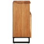Aparador de madera maciza acacia 60x34x75 cm de , Taquillas y armarios de almacenamiento - Ref: Foro24-377560, Precio: 106,42...