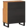 Massiver Akazienholz-Sideboard 60x34x75 cm von , Schließfächer und Lagerschränke - Ref: Foro24-377560, Preis: 104,98 €, Rabat...
