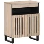 Aparador de madera maciza de mango 60x34x75 cm by , Lockers and storage cabinets - Ref: Foro24-377562, Price: 72,39 €, Discou...