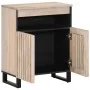 Aparador de madera maciza de mango 60x34x75 cm by , Lockers and storage cabinets - Ref: Foro24-377562, Price: 72,39 €, Discou...