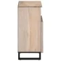 Aparador de madera maciza de mango 60x34x75 cm by , Lockers and storage cabinets - Ref: Foro24-377562, Price: 72,39 €, Discou...