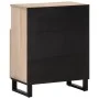 Aparador de madera maciza de mango 60x34x75 cm by , Lockers and storage cabinets - Ref: Foro24-377562, Price: 72,39 €, Discou...
