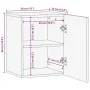 Massives Mangoholz-Wandbadezimmerschrank 38x34x48 cm von , Badezimmermöbel - Ref: Foro24-377536, Preis: 51,52 €, Rabatt: %