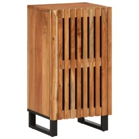 Massiver Akazienholz-Sideboard 40x34x75 cm von , Schließfächer und Lagerschränke - Ref: Foro24-377555, Preis: 96,86 €, Rabatt: %