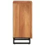 Aparador de madera maciza acacia 40x34x75 cm by , Lockers and storage cabinets - Ref: Foro24-377555, Price: 96,86 €, Discount: %