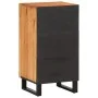 Aparador de madera maciza acacia 40x34x75 cm by , Lockers and storage cabinets - Ref: Foro24-377555, Price: 96,86 €, Discount: %