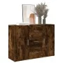 Aparador de madera de ingeniería roble ahumado 90,5x29,5x65 cm de , Aparadores - Ref: Foro24-849878, Precio: 88,31 €, Descuen...