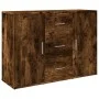 Aparador de madera de ingeniería roble ahumado 90,5x29,5x65 cm de , Aparadores - Ref: Foro24-849878, Precio: 88,31 €, Descuen...