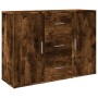 Aparador de madera de ingeniería roble ahumado 90,5x29,5x65 cm by , Sideboards - Ref: Foro24-849878, Price: 89,81 €, Discount: %