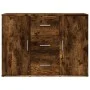 Aparador de madera de ingeniería roble ahumado 90,5x29,5x65 cm de , Aparadores - Ref: Foro24-849878, Precio: 88,31 €, Descuen...
