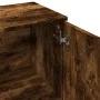 Aparador de madera de ingeniería roble ahumado 90,5x29,5x65 cm de , Aparadores - Ref: Foro24-849878, Precio: 88,31 €, Descuen...