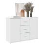 Ingenieurholz-Sideboard in Weiß 90,5x29,5x65 cm von , Sideboards - Ref: Foro24-849873, Preis: 100,81 €, Rabatt: %