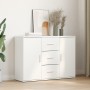 Ingenieurholz-Sideboard in Weiß 90,5x29,5x65 cm von , Sideboards - Ref: Foro24-849873, Preis: 100,81 €, Rabatt: %