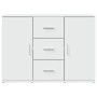 Aparador madera de ingeniería blanco 90,5x29,5x65 cm by , Sideboards - Ref: Foro24-849873, Price: 100,81 €, Discount: %