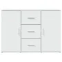 Ingenieurholz-Sideboard in Weiß 90,5x29,5x65 cm von , Sideboards - Ref: Foro24-849873, Preis: 100,44 €, Rabatt: %