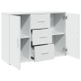 Ingenieurholz-Sideboard in Weiß 90,5x29,5x65 cm von , Sideboards - Ref: Foro24-849873, Preis: 100,81 €, Rabatt: %