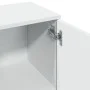 Aparador madera de ingeniería blanco 90,5x29,5x65 cm de , Aparadores - Ref: Foro24-849873, Precio: 98,94 €, Descuento: %