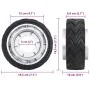 Rueda para rueda de remolque jockey aluminio y goma Ø19,5x10 cm de , Tráilers para mercancías y transporte - Ref: Foro24-4007...