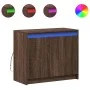 Sideboard mit LED-Beleuchtung, braunes Eichenholz, 72x34x61 cm. von , Sideboards - Ref: Foro24-852179, Preis: 66,11 €, Rabatt: %