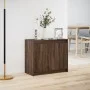 Sideboard mit LED-Beleuchtung, braunes Eichenholz, 72x34x61 cm. von , Sideboards - Ref: Foro24-852179, Preis: 66,11 €, Rabatt: %