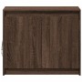 Aparador con LED madera ingeniería marrón roble 72x34x61 cm by , Sideboards - Ref: Foro24-852179, Price: 66,99 €, Discount: %